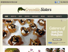 Tablet Screenshot of crocodilesisters.co.uk